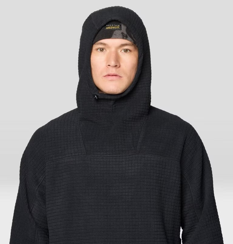 Mountain Hardwear Men's Summit Grid Big Grid Hoody Black
