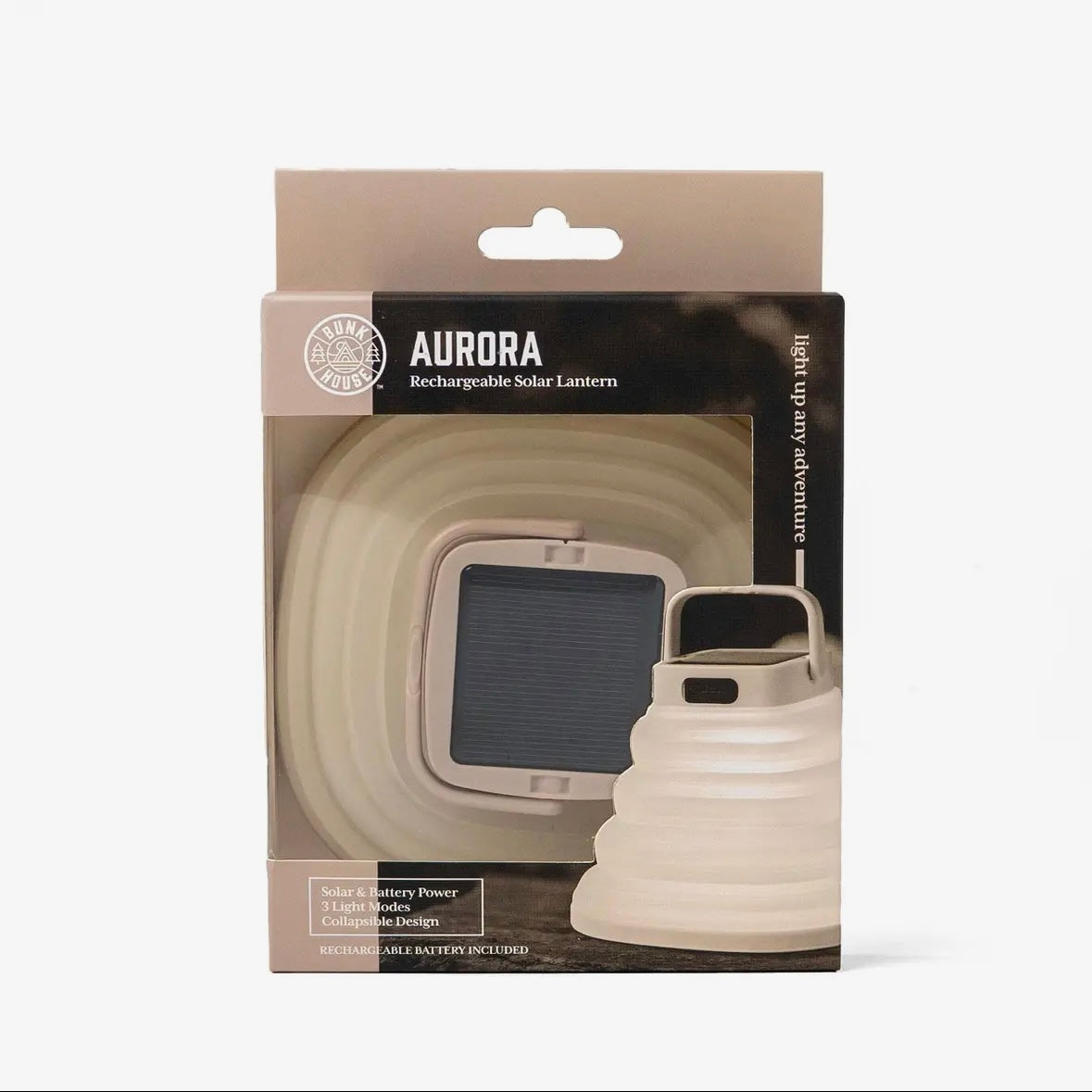 Bunk House Aurora Rechargeable and Collapsible Lantern