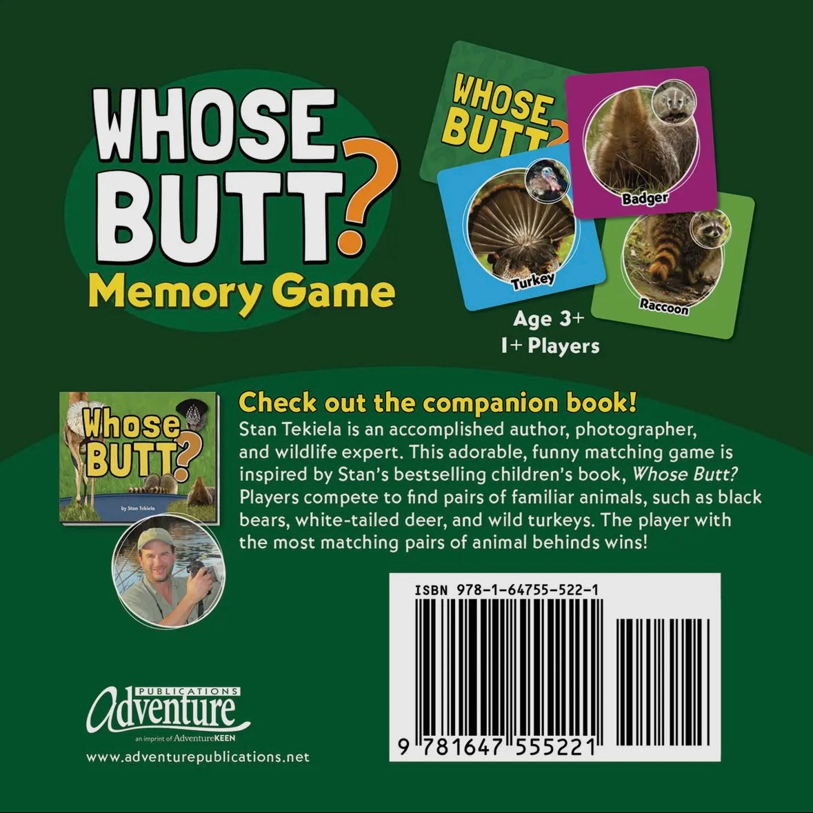 Whose Butt? Memory Game