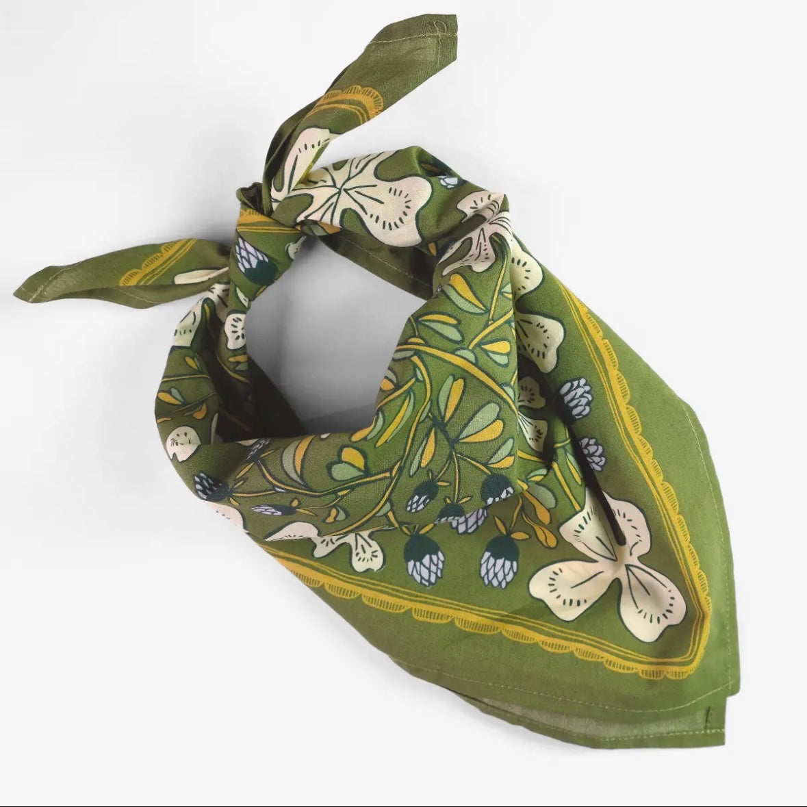Handker Bandana 100% Organic Cotton 22" x 22"