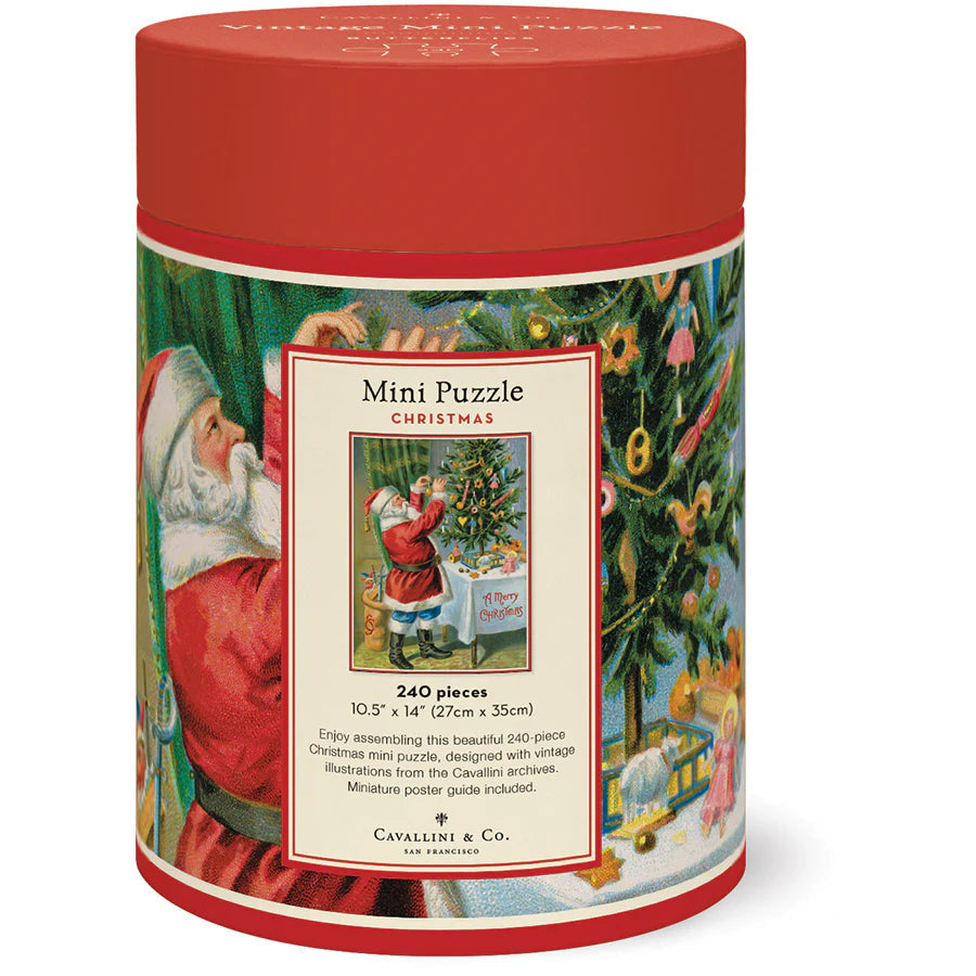 Cavallini & Co Christmas Santa Mini Puzzle