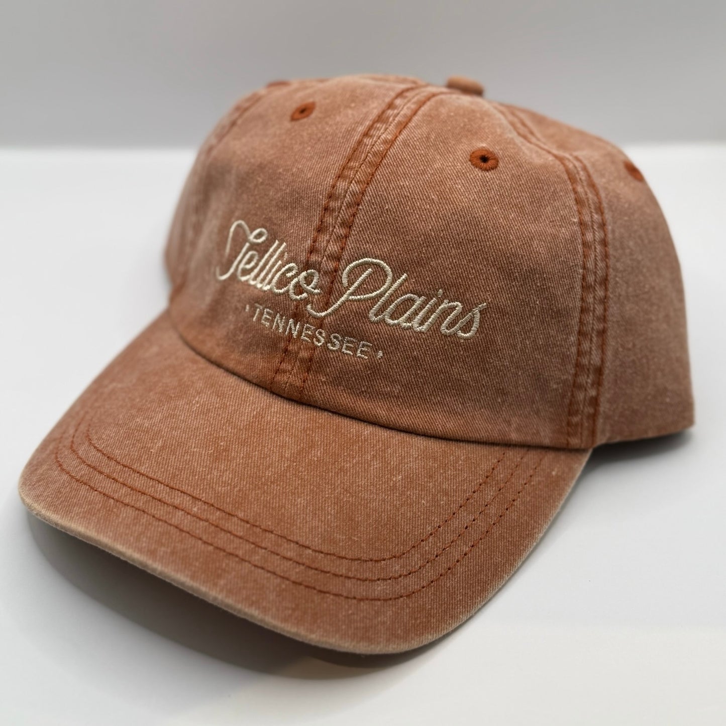 Tellico Plains Straight Script Baseball Hat