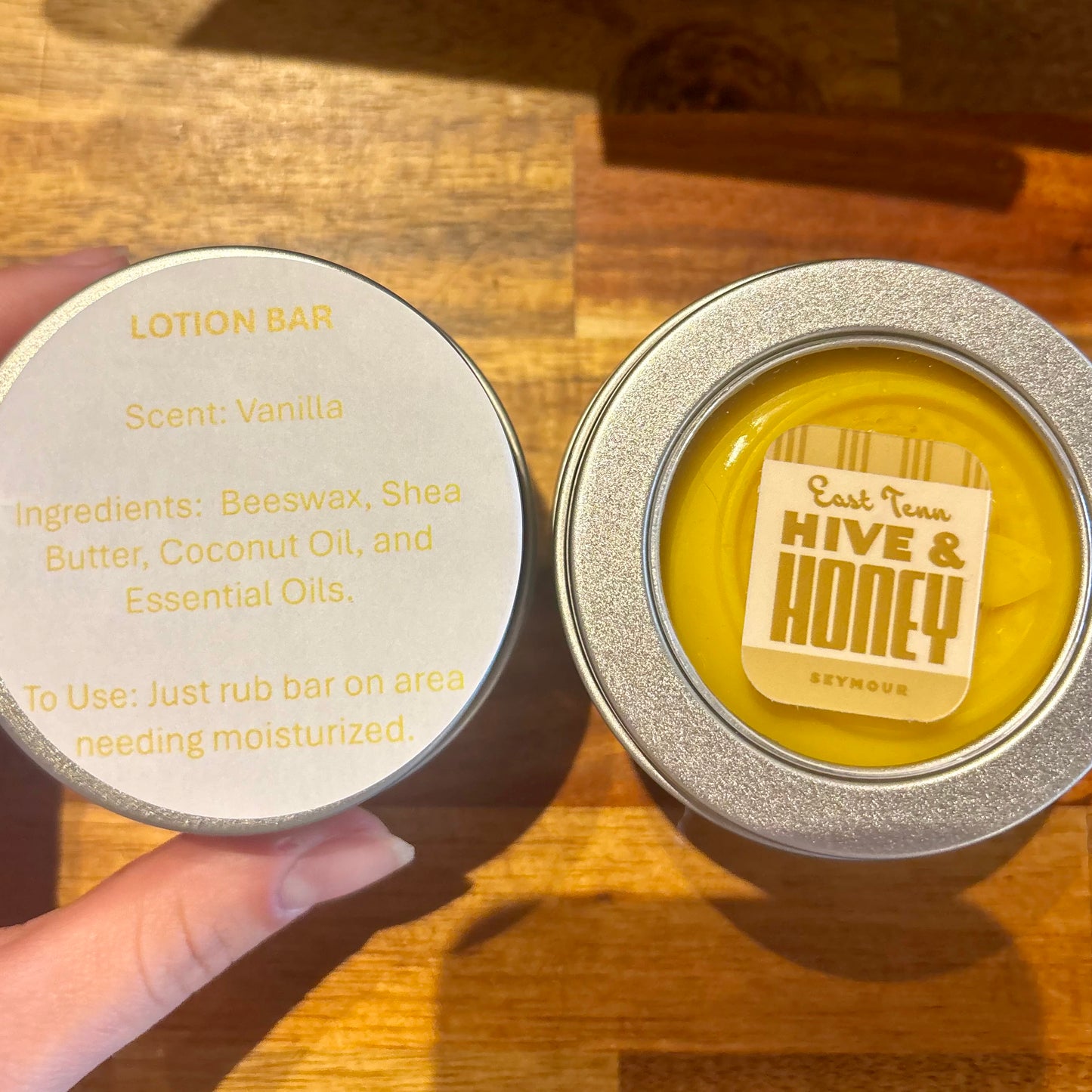 East Tenn Hive & Honey Bee's Wax Lotion Bars