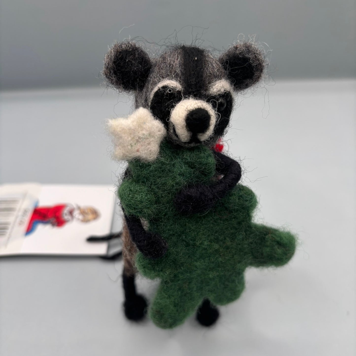 Needle Felting Raccoon - Handmade in Tellico Plains, TN
