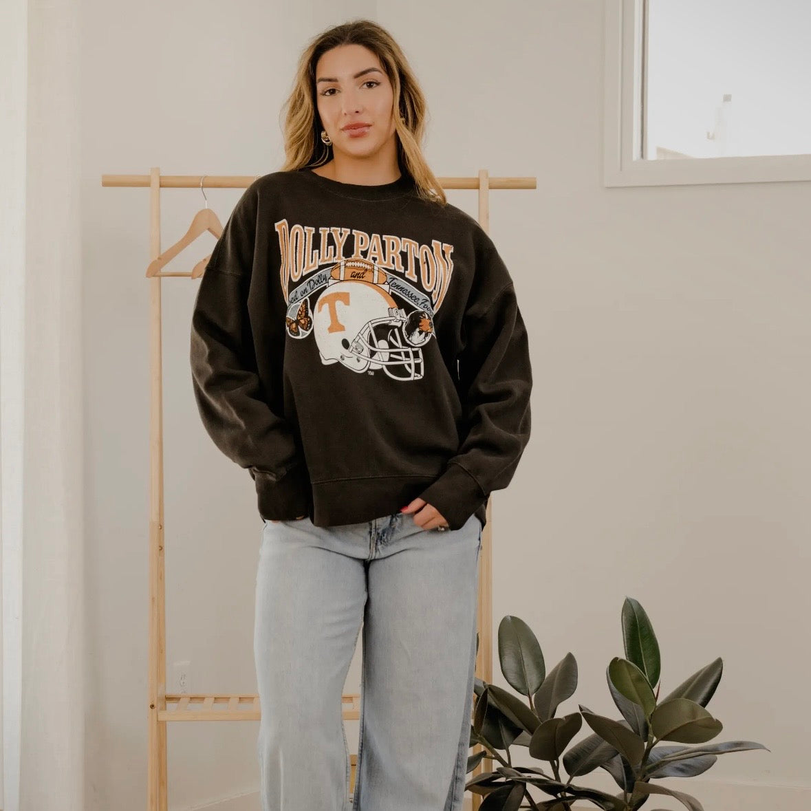 Raised On Dolly Parton & Vols Football Hi-Dive Sweatshirt