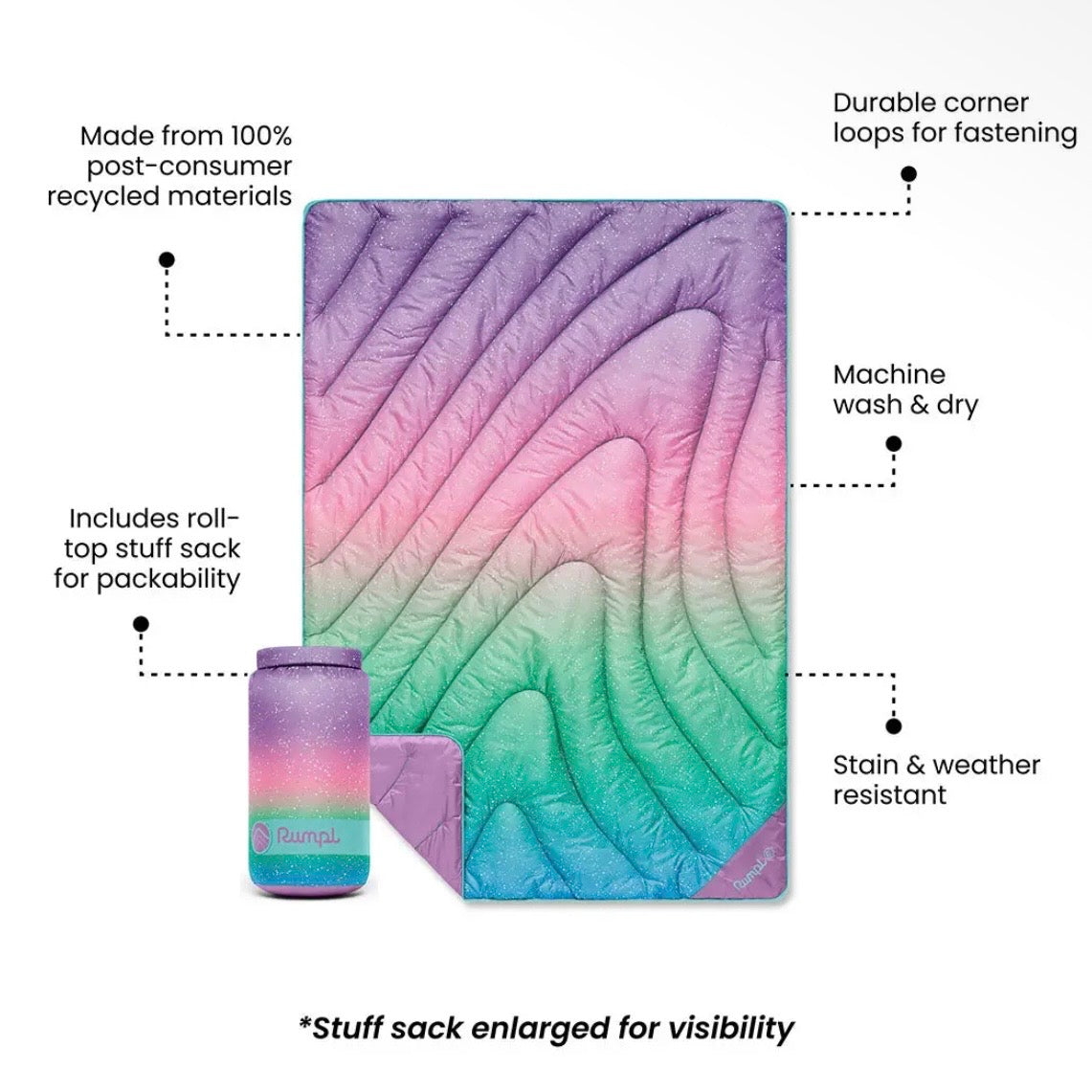 Rumpl Original Puffy Mini Blanket