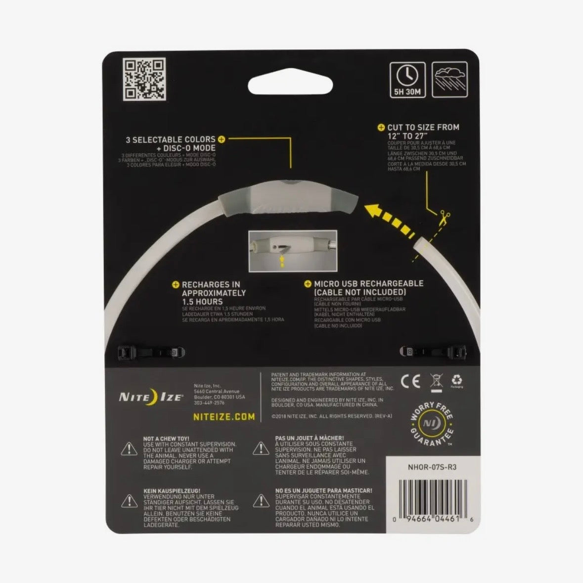 Nite Ize Nitehowl Rechargeable Led Safety Necklace-Disco