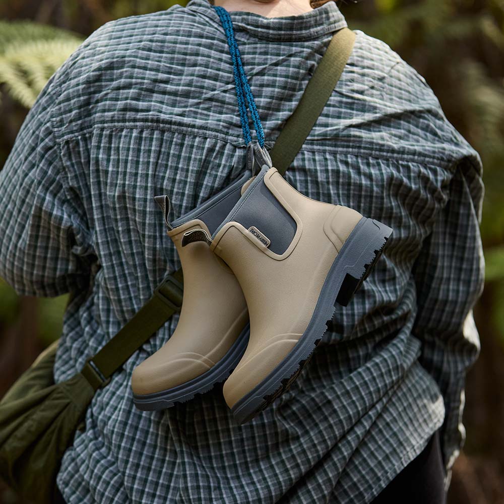 Merry People Oberon Wide Gumboot in Stone