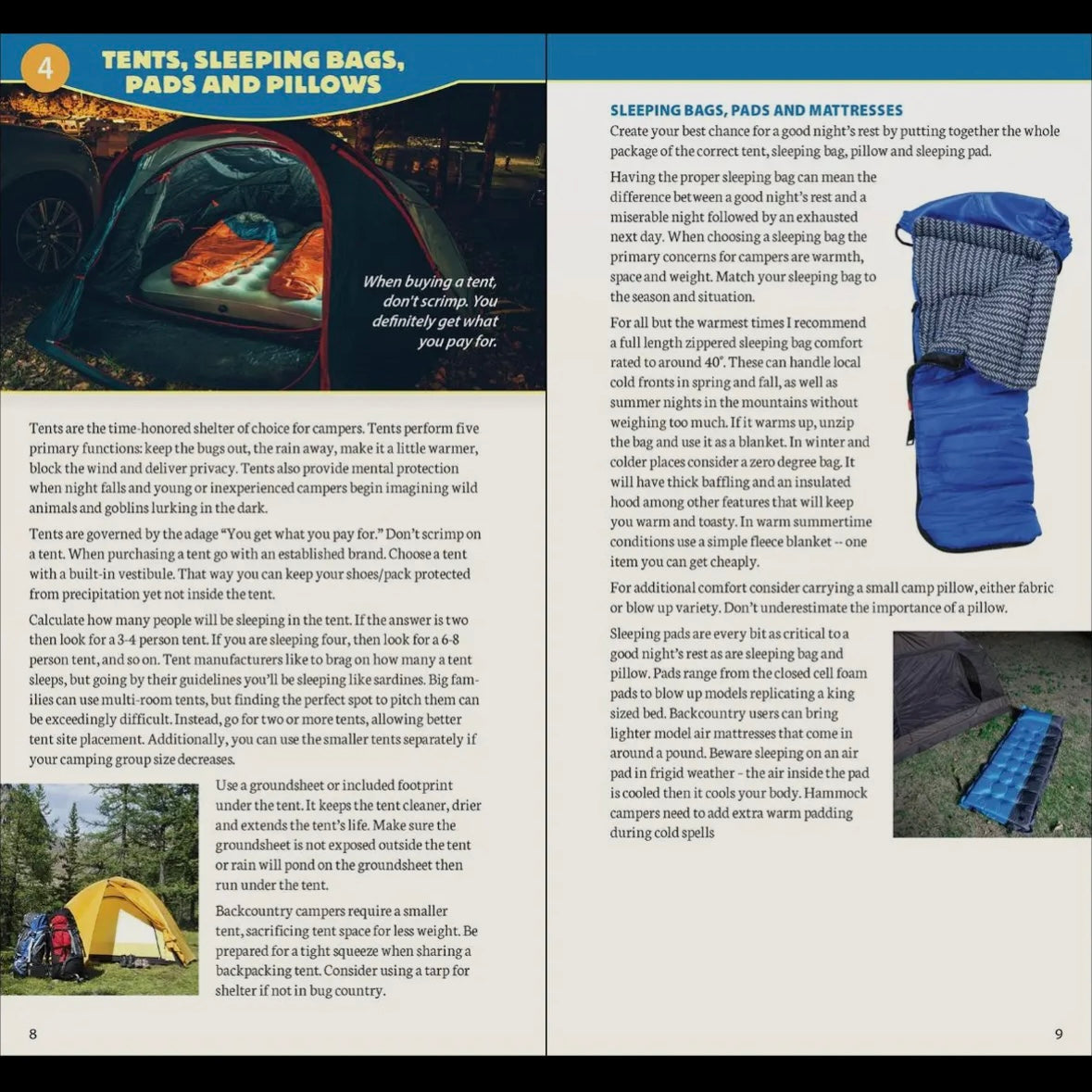 Camping Basics Quick Guide