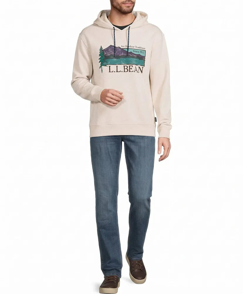 L.L. Bean Mountain Classic Hoodie M's Reg Oatmeal Heather