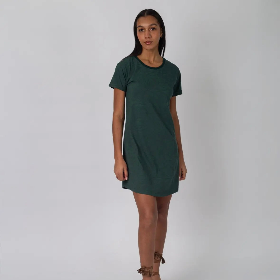 Happy Earth T-Shirt Dress | Tropics
