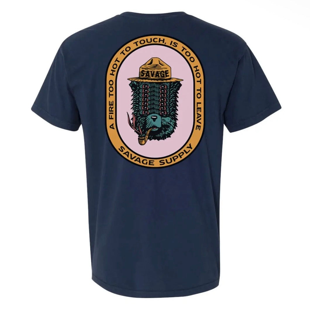 Savage Supply Smokey Tee - True Navy