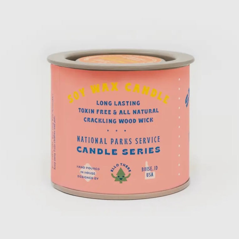 Smoky Mountain National Park Soy Cackling Candle