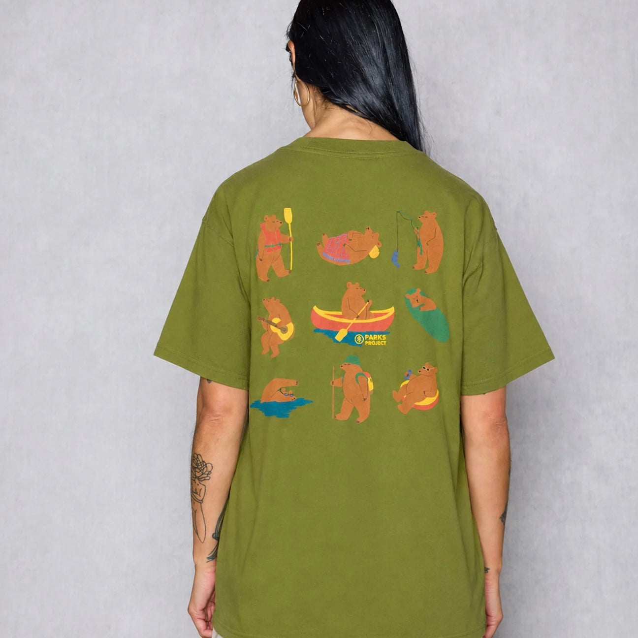 Parks Project Bears At Camp Pocket Tee