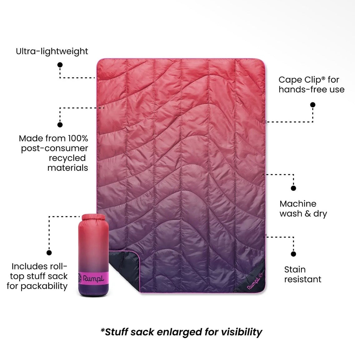 Rumpl Travel Puffy Blanket