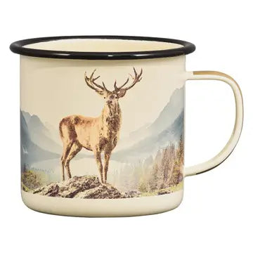 Gentlemen's Hardware Enamel Mug - Deer, 17oz