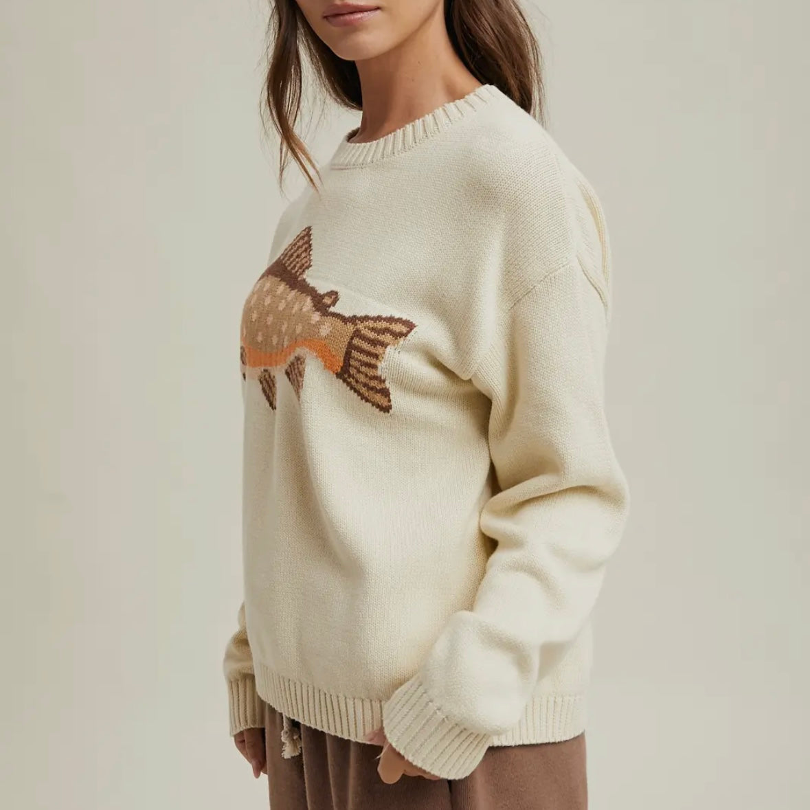 Wishlist Fish Sweater