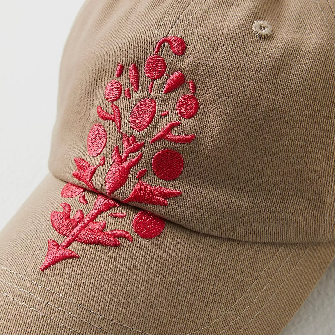 FP Movement Big Buti Baseball Cap in Sand/Coral