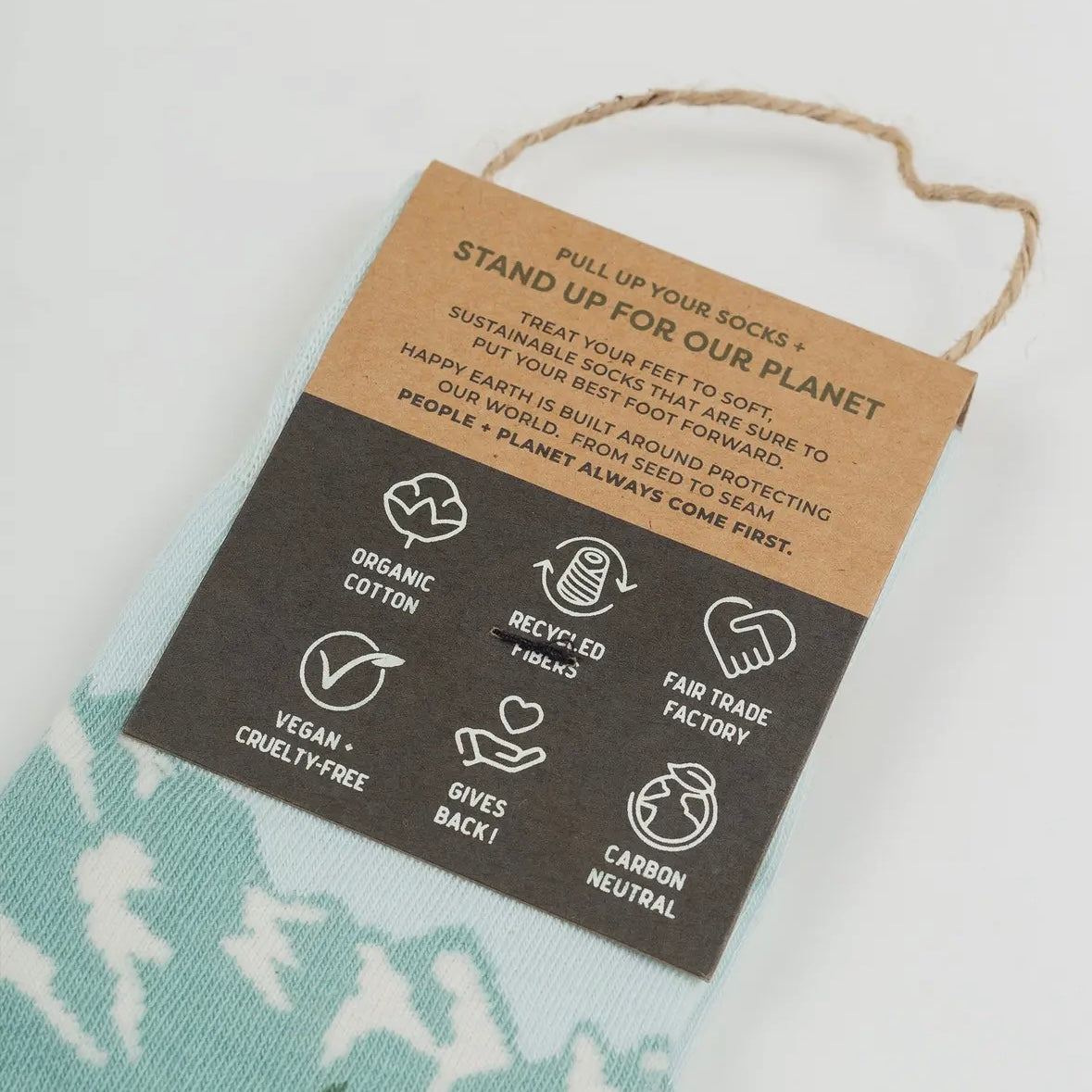 Happy Earth Men's + Women's
Organic Socks