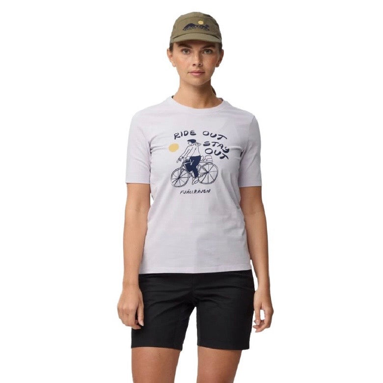 Fjallraven Hoja Iväg W T-Shirt Lavender Mist