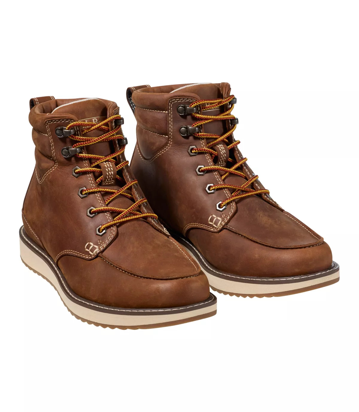 L.L. Bean Men's Stonington Boots Moc-Toe Dark Oakwood