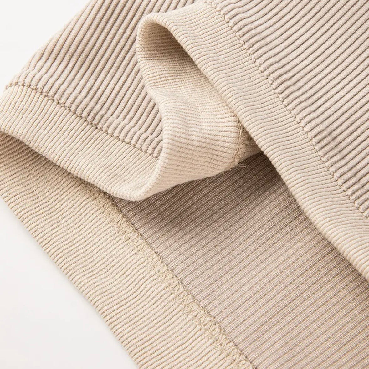 Tellico Goods and Gear Long Sleeve Ribbed Corded Oversized Sweatshirt - Smoke Gray