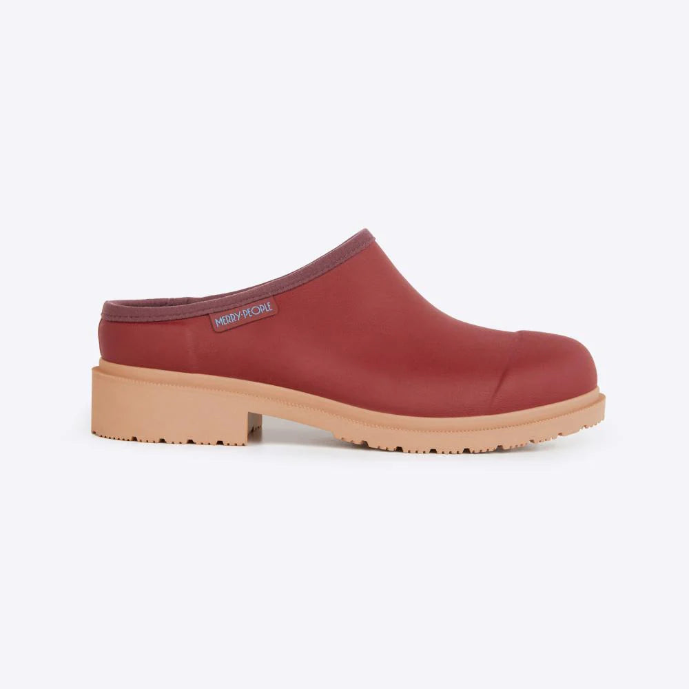 Merry People Billie Clog in Brick Red