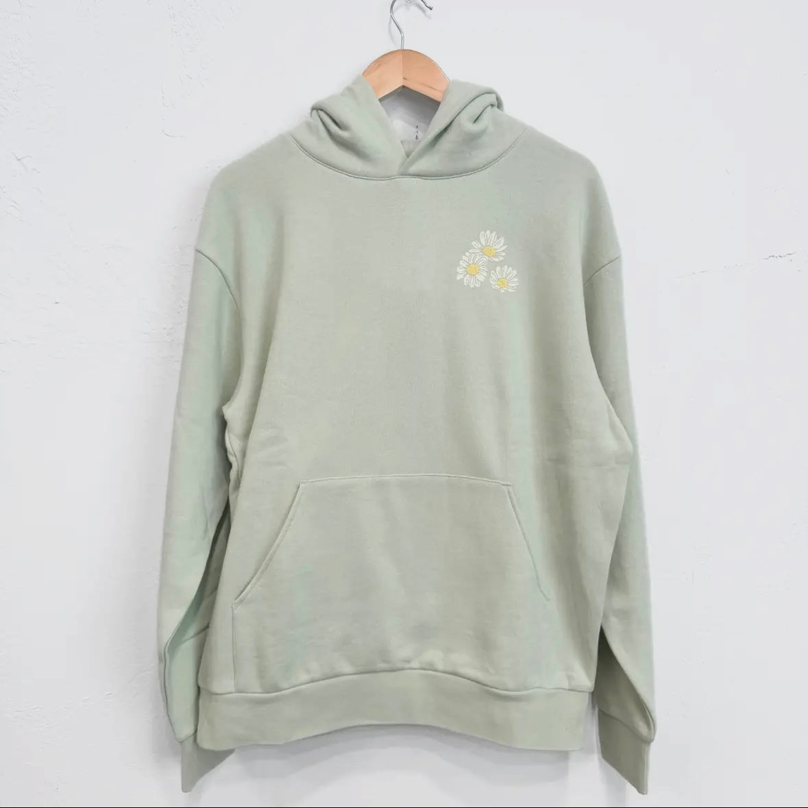 The Montana Scene Daisy Days Unisex Hoodie - Honey Dew