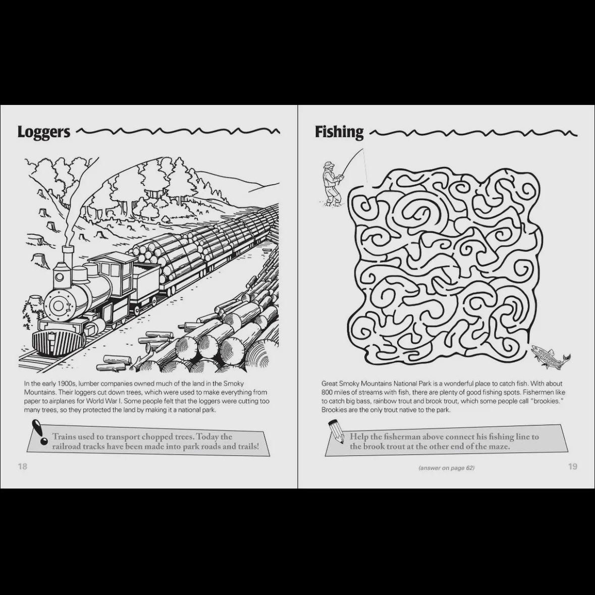 Great Smoky Mountains Activity Book