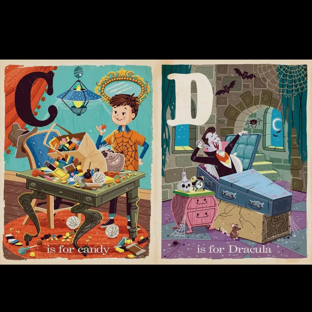 B Is For Boo: A Halloween Alphabet Board Book