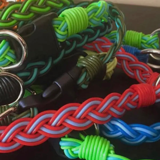 Flyvines Recycled Fly Line Dog Collar - Assorted Colors