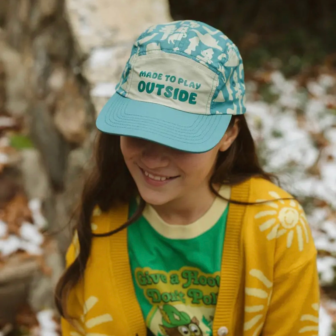 The Landmark Project Made To Play Outside Kids 5-Panel Camp Hat