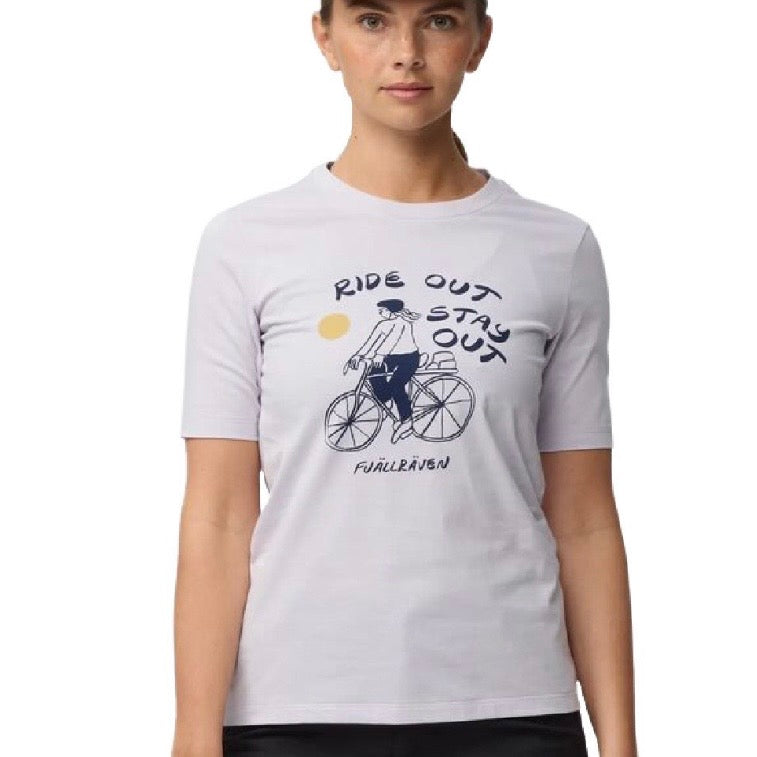 Fjallraven Hoja Iväg W T-Shirt Lavender Mist