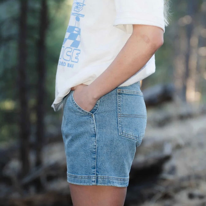 Ripton Women's Bad Leroy Jorts - Vintage Indigo