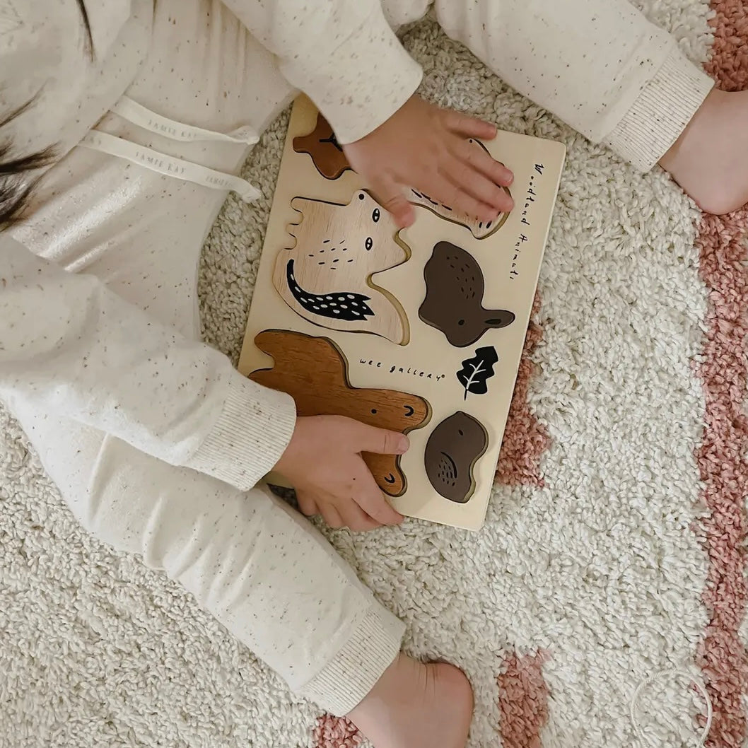 Wooden Tray Puzzle - Woodland Animals