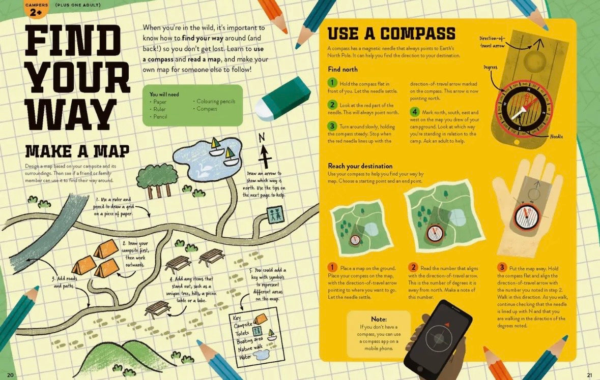 Lonely Planet Kids Create Your Own Camping Activities - Hardcover