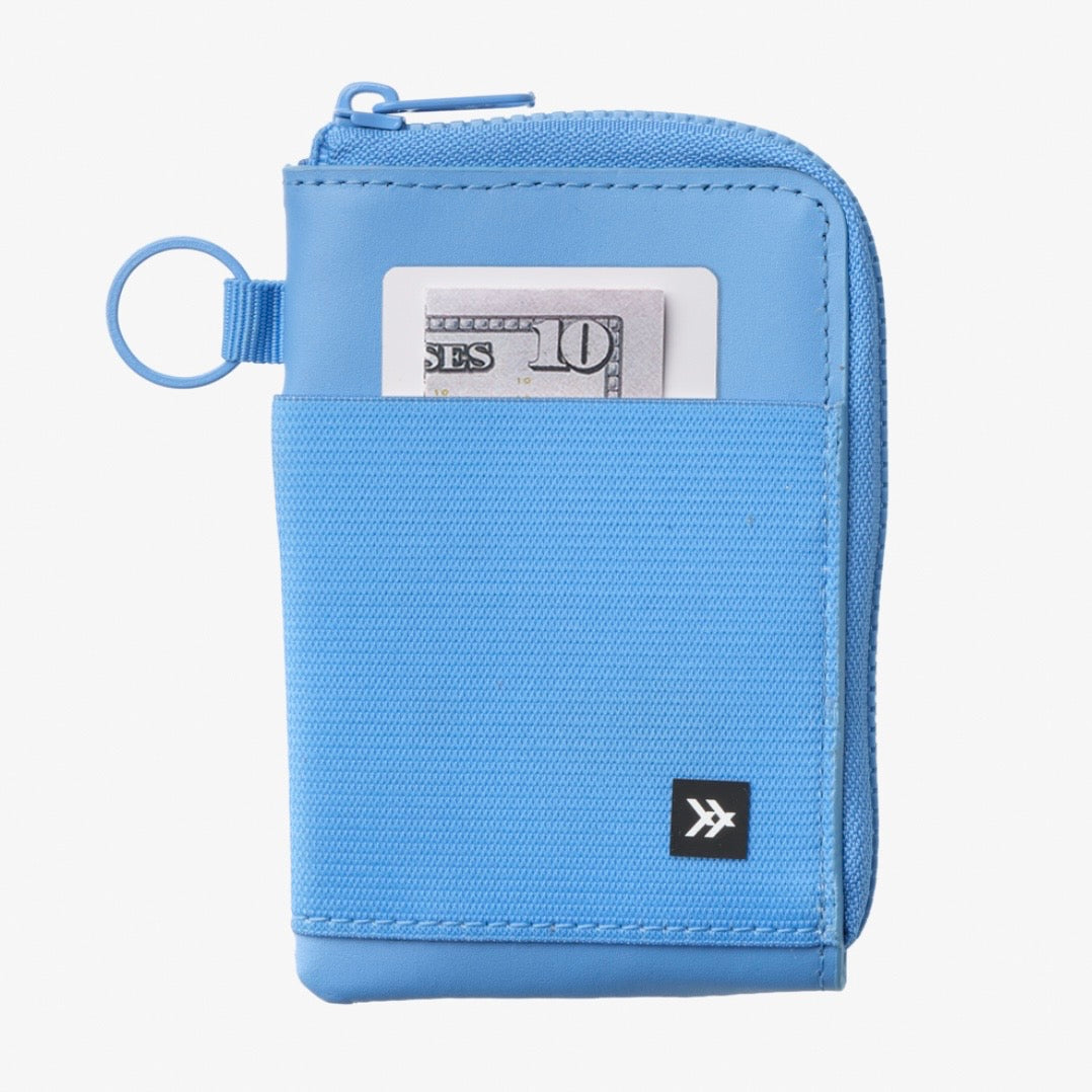 Thread Leather Zip Wallet