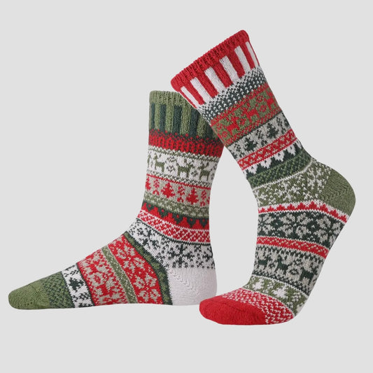 Solmate Socks - Yuletide Christmas Socks | Eco-Friendly & Made in the USA