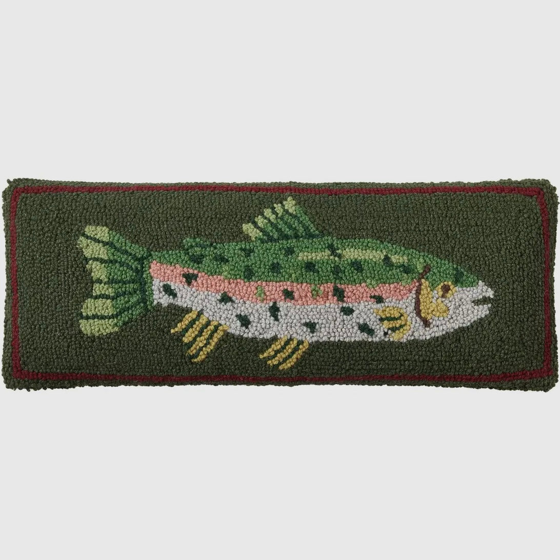 Camp Wandawega Trout Hook Pillow
