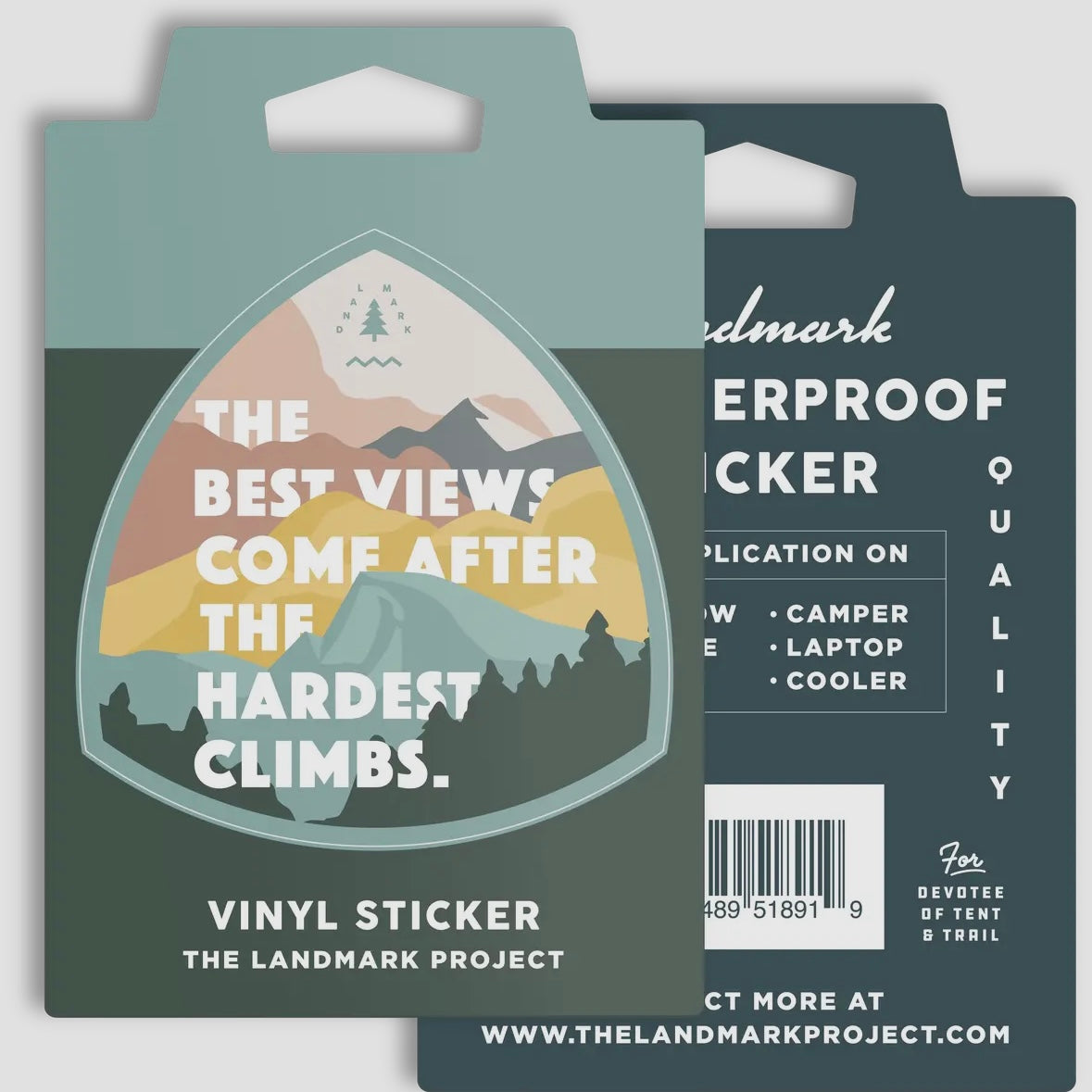 Hardest Climb Sticker