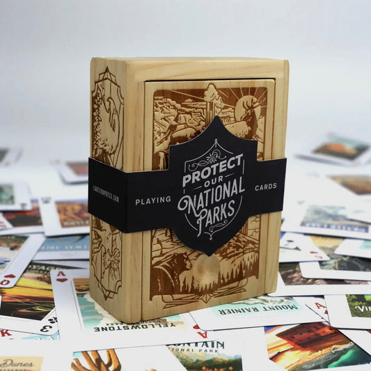 Protect Our National Parks - Playing Cards Wood Box Set