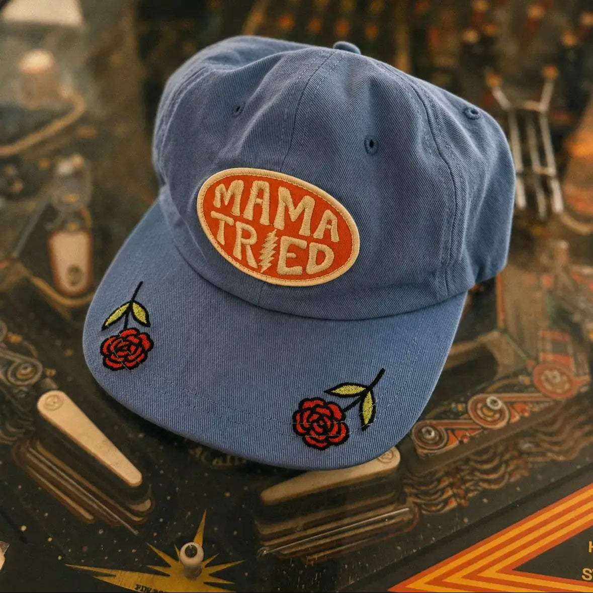 Trek Light Cotton Snapback Hat | Mama Tried