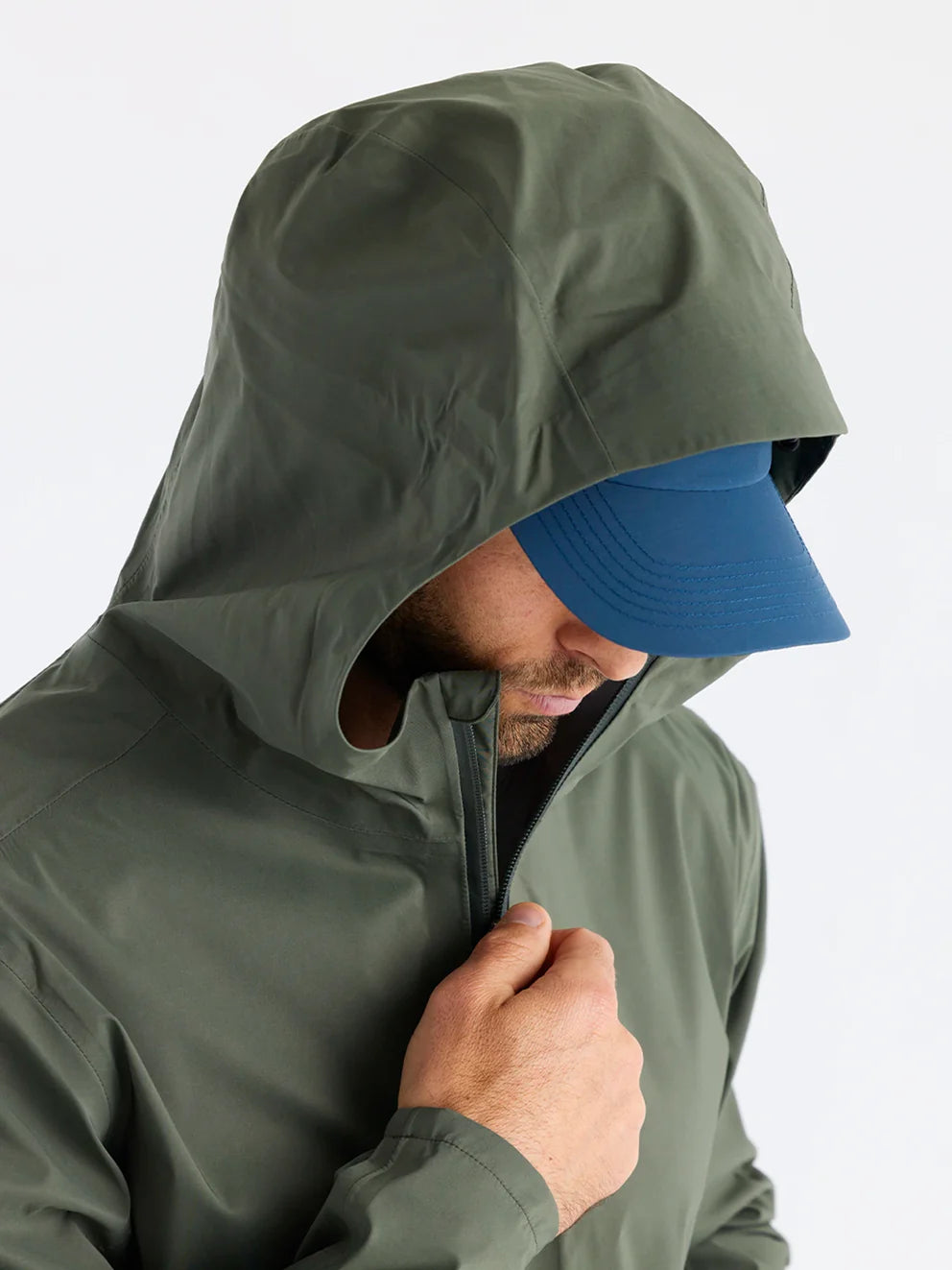 Free Fly Men's Cloudshield Rain Jacket - Dark Olive