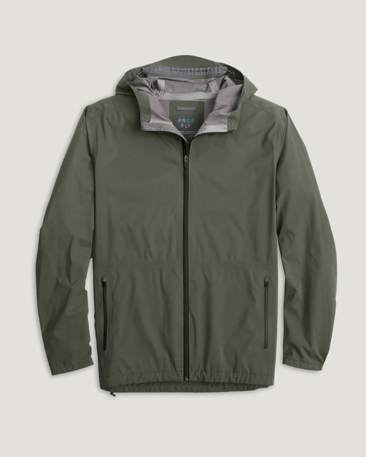 Free Fly Men's Cloudshield Rain Jacket - Dark Olive