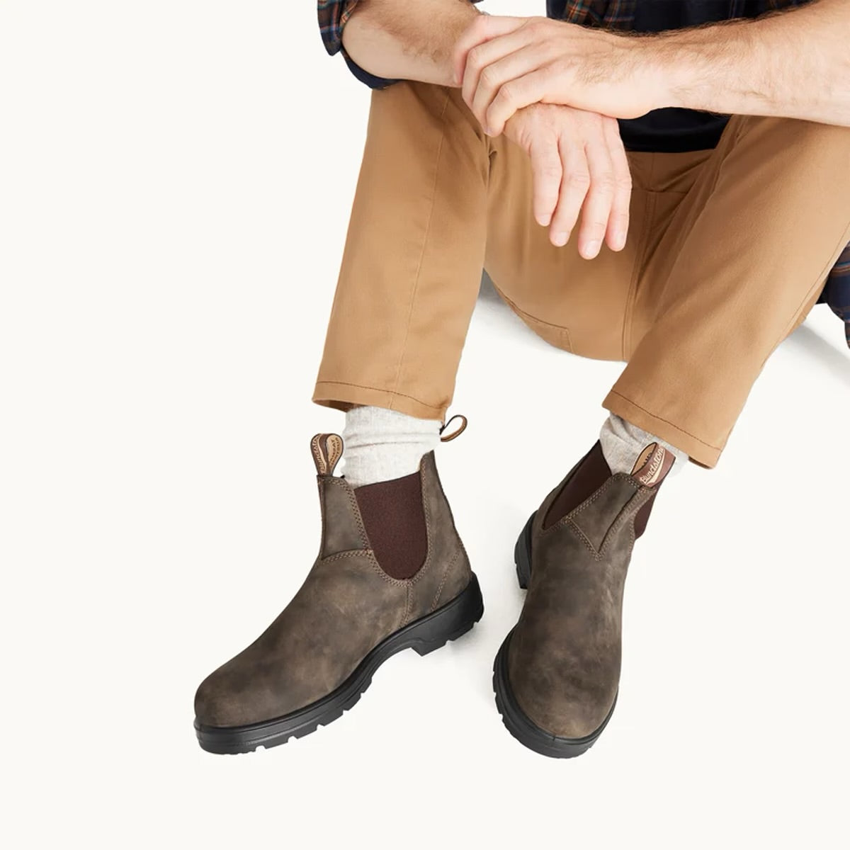 550 Blundstone Classic Series  Elastic Side Boot (AUS Sizing)  Rustic Brown #585
