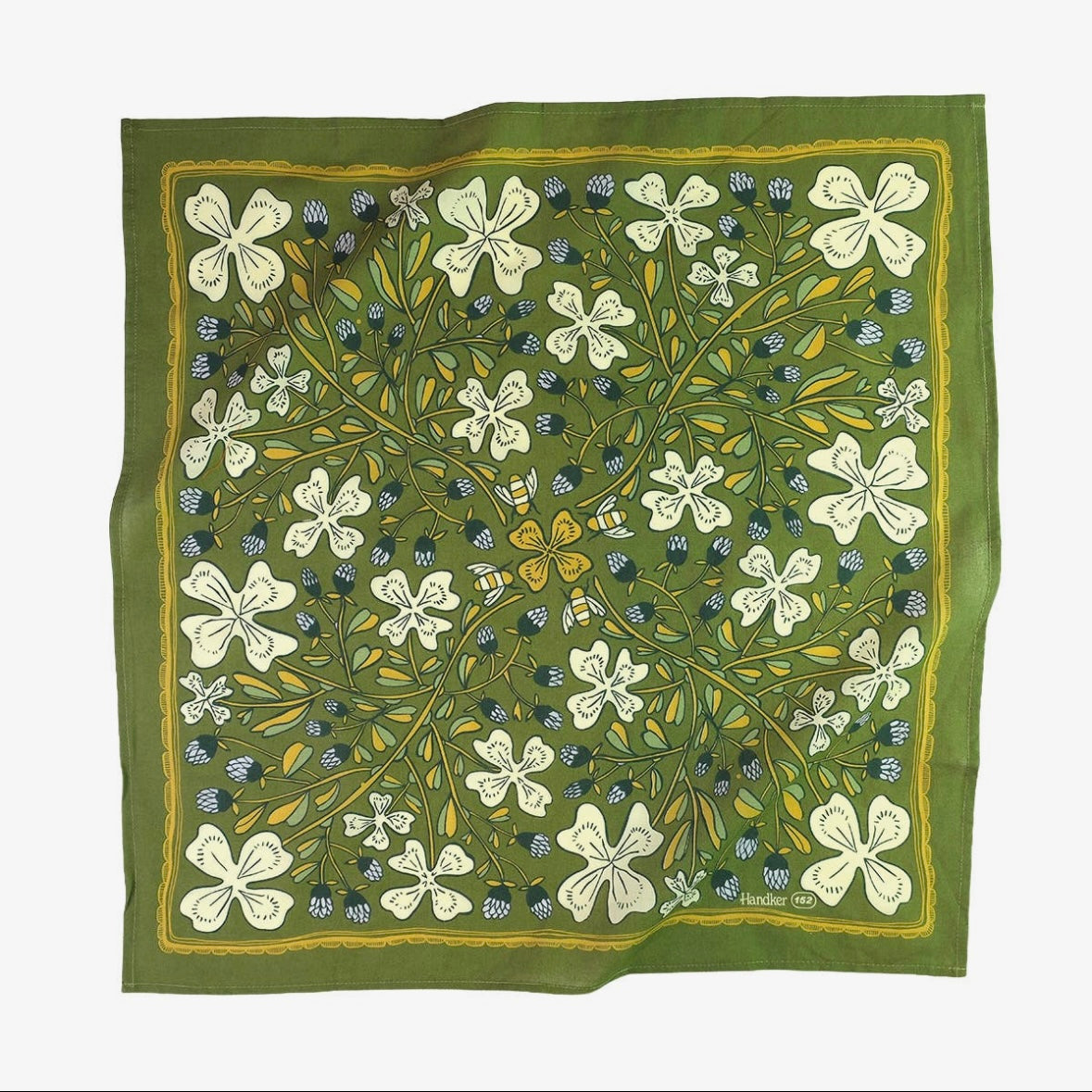 Handker Bandana 100% Organic Cotton 22" x 22"