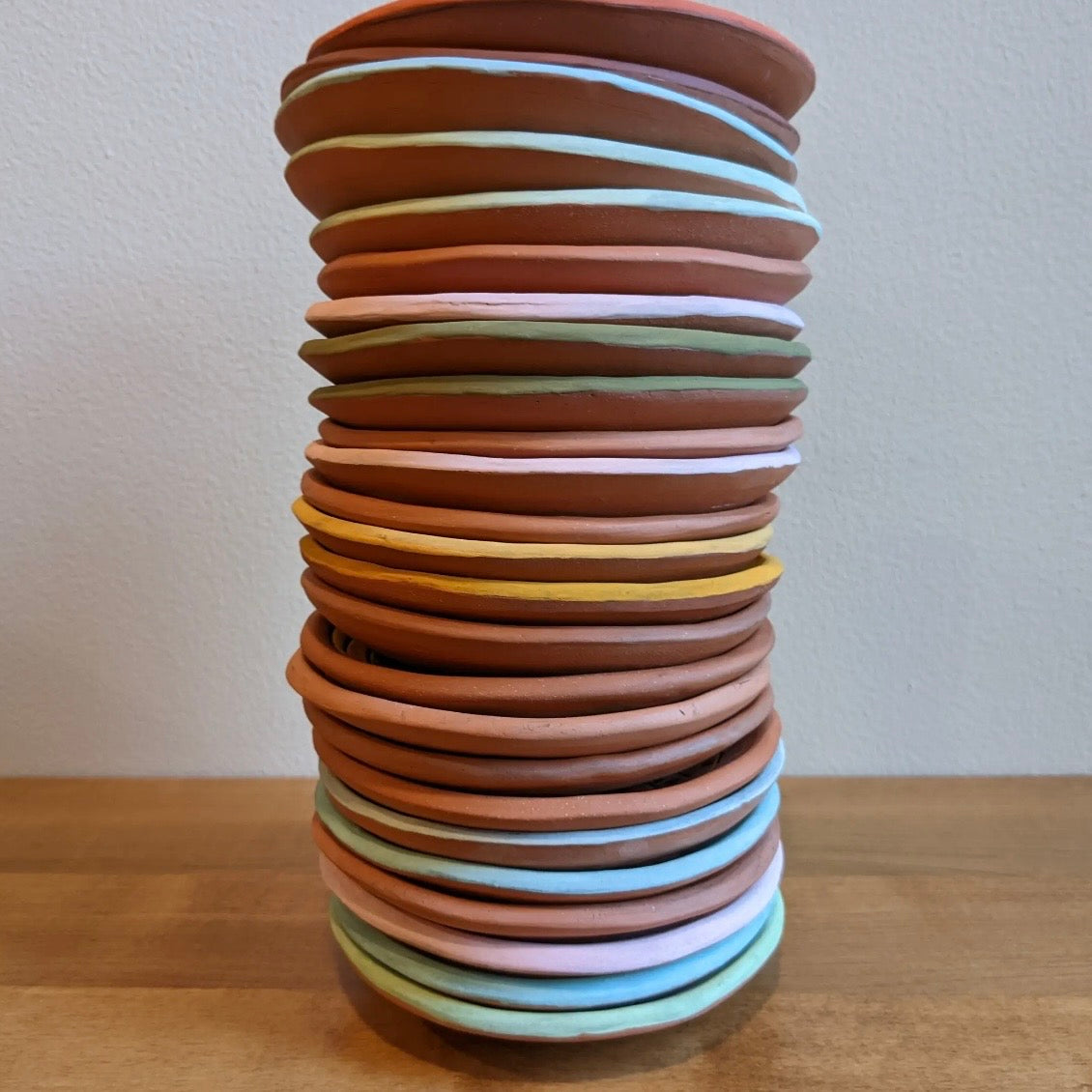 Terra Cotta/Pottery Jewelry and Ring Dish - Positive Saying