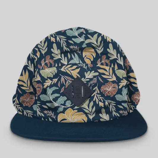 United By Blue Organic 5-Panel Hat  Navy Plants