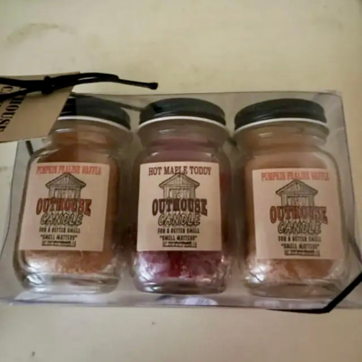 3 Mini Outhouse Candles Gift Pack