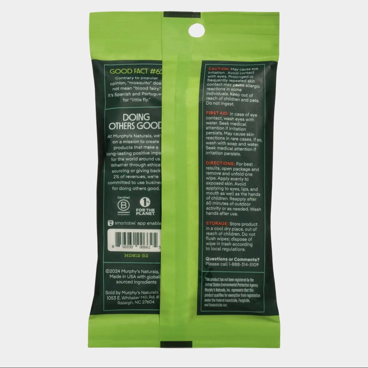 Murphy's Naturals Mosquito Repellent Wipes